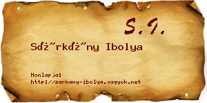 Sárkány Ibolya névjegykártya