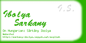 ibolya sarkany business card