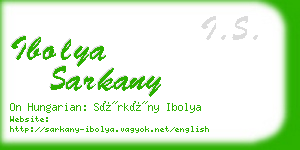 ibolya sarkany business card